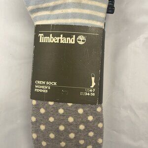 TIMBERLAND WOMEN'S FEMMES 3 PAIRS CREW SOCK A1GJR-433 ( US 4-7 )  ( EU 34-38 )